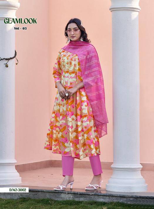Diya glamlook vol 3 Kurti wholesale market